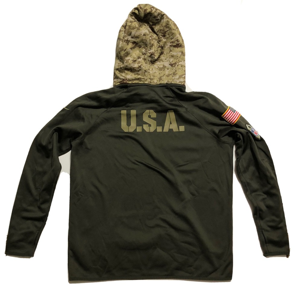 Tennessee Titans NFL Salute To Service Nike Women's Large USA Hoodie‎ Sz L - Picture 2 of 6